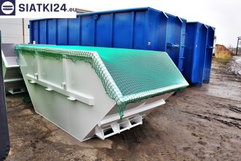 Siatki Kwidzyń - Siatka przykrywająca na kontener - zabezpieczenie przewożonych ładunków dla terenów Kwidzynia