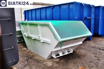 Siatki Kwidzyń - Siatka przykrywająca na kontener - zabezpieczenie przewożonych ładunków dla terenów Kwidzynia